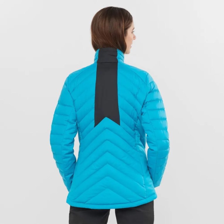 Turquoise Salomon Essential Xwarm Down Women's Insulated Jackets | IE JN9578